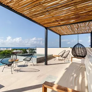  Apartamento Magnífico Estudio Con Rooftop Cerca De 5ta Avenida México